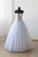 Pretty Lace Up White Ball Gown Beading Princess Dresses Wedding Dresses