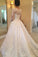 Amazing Long Sleeves Ball Gown Long Ivory Lace Wedding Dresses
