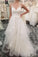 Spaghetti Straps V-Neck Ivory Lace Long Wedding Dresses Dresses For Wedding