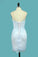 Lace & Chiffon Prom Dresses Sweep Scoop Train Detachable