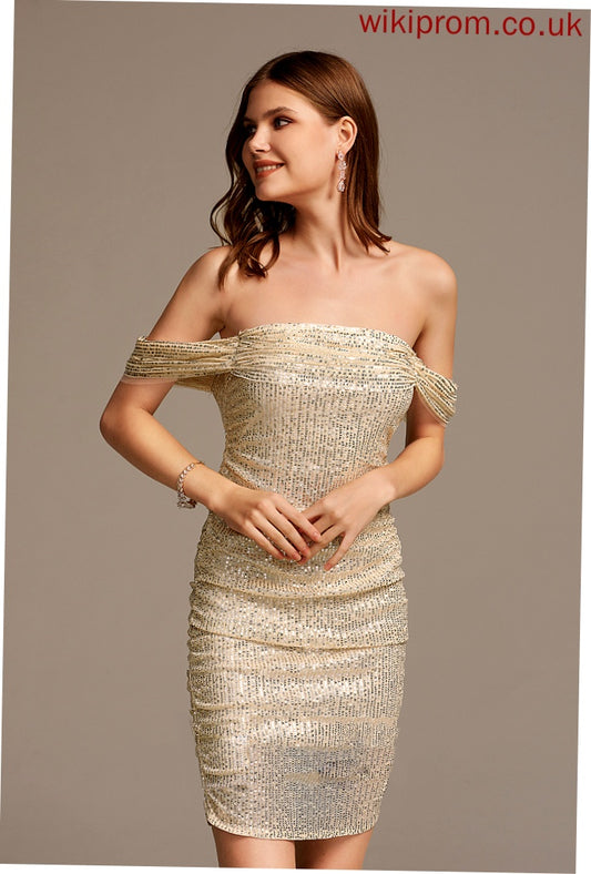 Club Dresses Sexy Sleeveless Off Bodycon Sequined Shoulder Mara the Dresses