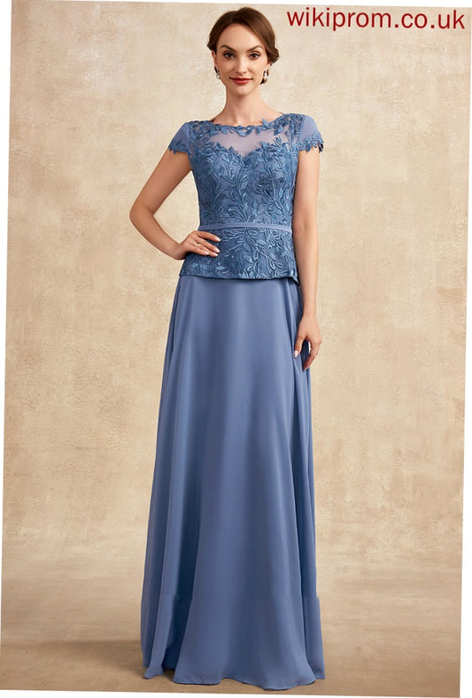 Chiffon Carmen the of A-Line Lace Neck Mother Bride Dress Scoop Mother of the Bride Dresses Floor-Length