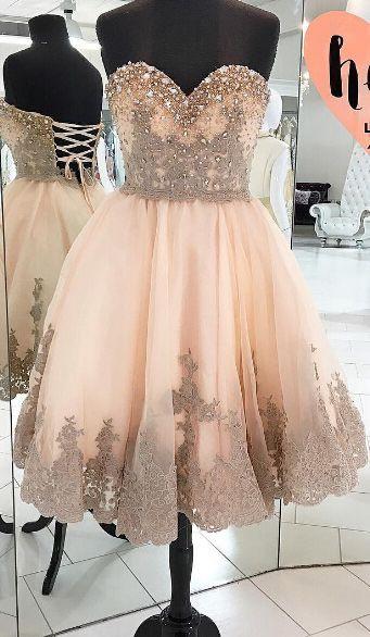 Cheap Homecoming Dress With Appliques Strapless Tulle Sweetheart Party Dresses WK319