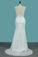 Lace V Neck Wedding Dresses Mermaid With Sash Court Train