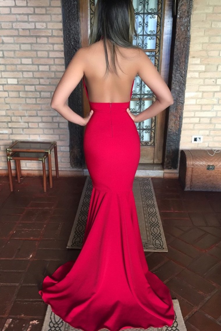 Hot High Neck Prom Dresses Mermaid With Applique Spandex Zipper Up