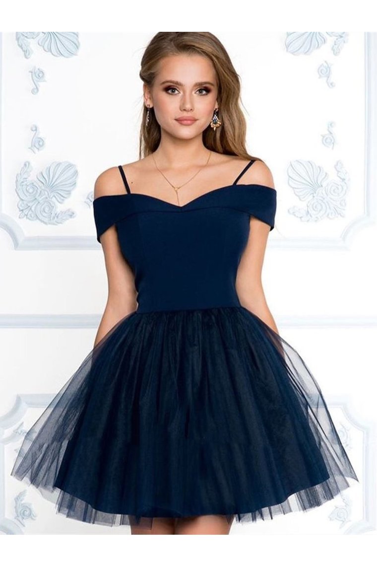 Off The Shoulder Short Formal Graduation Homecoming Dresses A Line