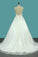 Spaghetti Straps Tulle Wedding Dresses With Applique And Sash Court Train Open Back