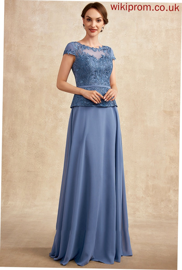 Chiffon Carmen the of A-Line Lace Neck Mother Bride Dress Scoop Mother of the Bride Dresses Floor-Length