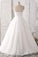 White A Line Floor Length Sweetheart Sleeveless Layers Wedding Dresses