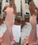 2022 Halter Mermaid Halter Pink Backless Long Sleeveless Floor Length Long Prom Dresses WK766