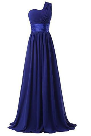 Chiffon One Shoulder Bridesmaids Dresses WK540