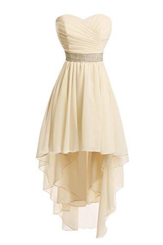 Women High Low Lace Up Prom Party Homecoming Dresses WK239