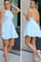 Chiffon Homecoming Dresses  Short/Mini Backless