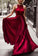Burgundy Prom Dresses Pleated Evening Dresses Long Prom Dresses Prom Dresses WK713