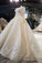 Luxury Wedding Dresses V-Neck Ball Gown Floor-Length