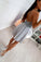 Cute Grey Chiffon Halter Lace Spaghetti Straps Short Criss-Cross Homecoming Dresses WK853