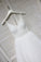 A Line Spaghetti Straps White Lace up Tulle V Neck Short Prom Dress Homecoming Dress H1028