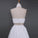 A Line Two Piece Lace White Prom Dresses High Slit Long Cheap Evening Dresses WK670