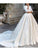 Backless Long Sleeve Ivory Wedding Dresses Modest 3/4 Sleeve Wedding Gowns WK432