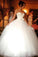 Ball Gown Bowknot Sweetheart Tulle Wedding Dresses Strapless Ivory Wedding Gowns W1098