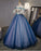 Ball Gown Off the Shoulder Short Sleeve Lace up Sweetheart Prom Dresses with Appliques WK991