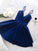 Black Mini Homecoming Dresses Spaghetti Straps A Line Above Knee Short Hoco Dress WK950