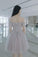 Cute Off the Shoulder Short Sleeve Tulle Above Knee Homecoming Dresses WK821