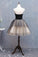 Cute Sweetheart Spaghetti Straps Tulle Short Prom Dresses Black Homecoming Dresses H1029