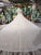 Ball Gown Ivory High Neck Beads Lace Appliques Wedding Dresses Bridal Dresses WK770