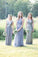 Charming A-line Spaghetti Straps V-Neck Chiffon Sleeveless Prom Dress Bridesmaid Dresses WK441