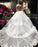 Gorgeous Deep V Neck Long Sleeves Lace Appliques Wedding Dresses