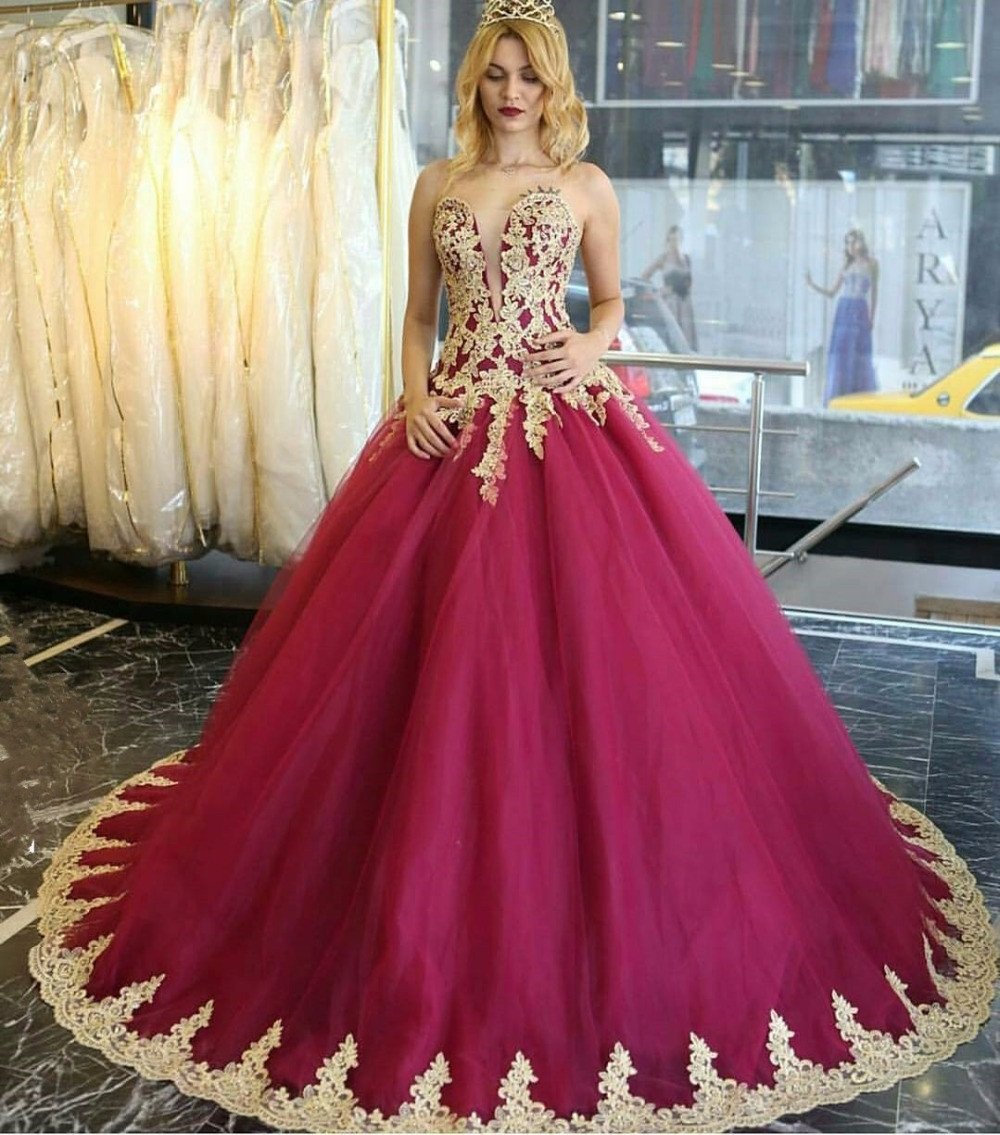 Long Quinceanera Dresses Wedding Dresses Tulle Prom Dresses with Appliques WK18