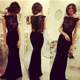 Charming Prom Dress Black Chiffon Sexy Long Evening Dress Evening Formal Gown Prom Dresses WK933