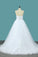Tulle A Line Sweetheart Wedding Dress With Applique And Sash