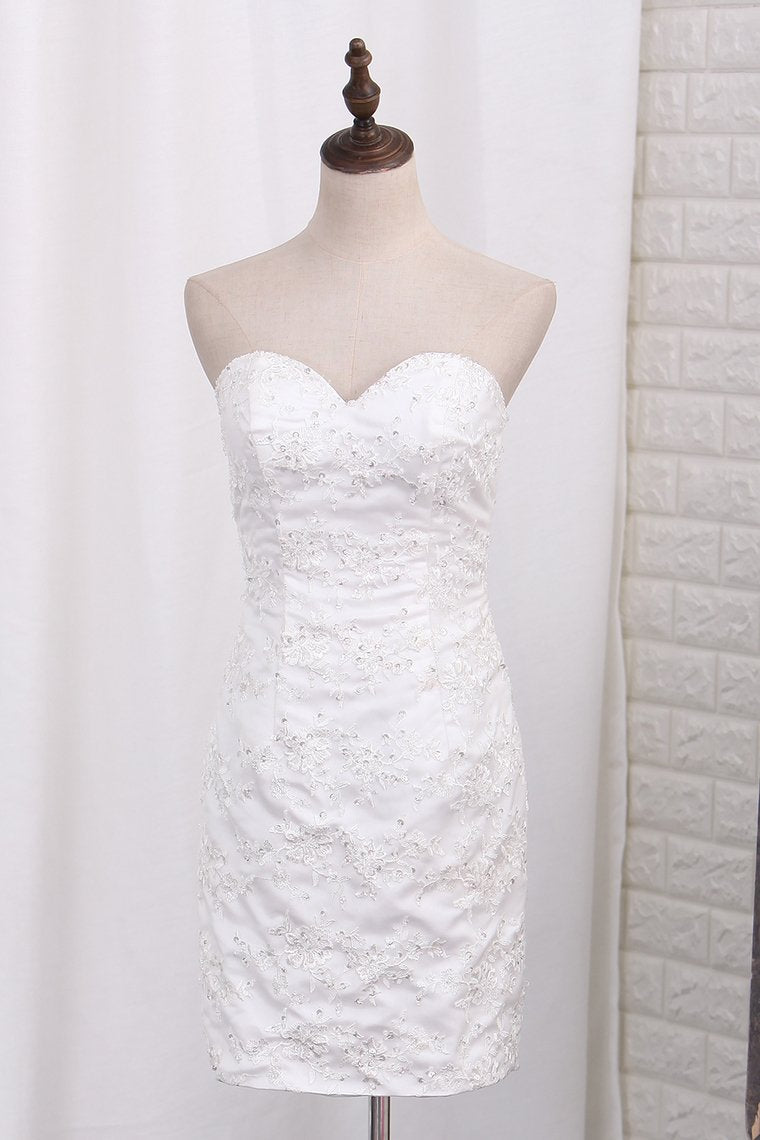 Detachable Wedding Dresses Sheath/Column Sweetheart