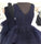 2024 Custom Made Navy Blue Appliques Beaded V-Neck High Quality Prom Dresses WK757