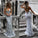 Sexy V-Neck Spaghetti Straps Grey Mermaid Sequined Backless Sleeveless Evening Dresses WK239