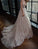 A-Line Deep V-Neck Court Train Open Back Sequined Prom Dress with Beading WK82