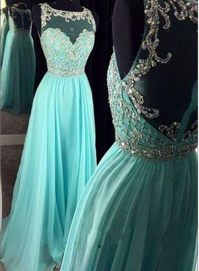 Real Beautiful Long Chiffon Prom Dresses Pretty High Low Zipper Back Evening Dresses WK925