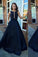 A Line Evening Dresses Sleeveless Party Dresses Evening Gowns Open Back Formal Gown WK643