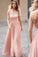 Blush Chiffon A-line Backless Cap Sleeve Evening Dresses Pageant Custom Prom Dresses WK721