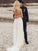 Lace Spaghetti Strap Chiffon Backless Beach Wedding Dresses