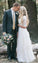 Bohemian Forest A Line V Neck Half Sleeves Sweetheart Lace Chiffon Wedding Dresses WK273