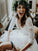 3/4 Sleeve Lace Ivory Chiffon Wedding Dresses Cheap Two Piece Beach Bridal Dresses WK813